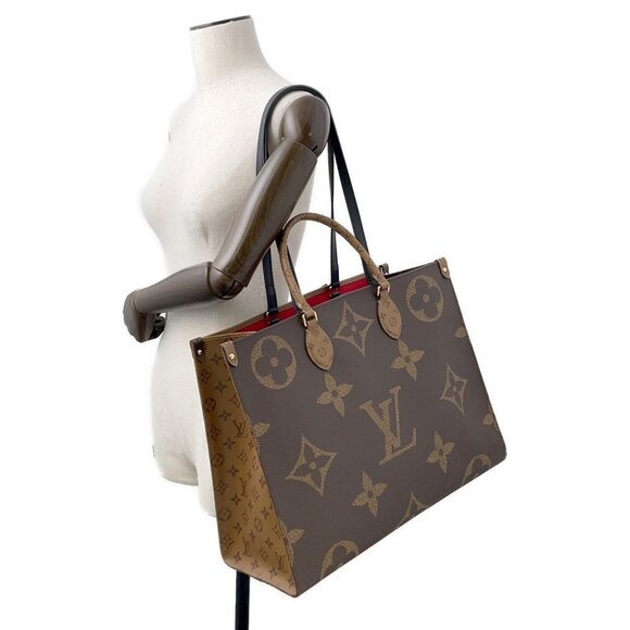 LOUIS VUITTON Onthego Size GM Monogram / Monogram Reverse Canvas - Picture 5 of 16